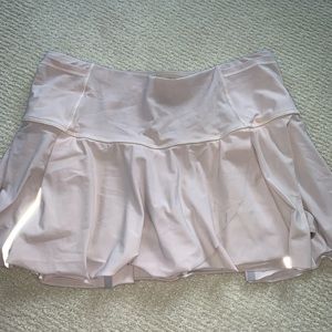 pale pink lululemon tennis skirt